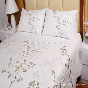 High quality 100% cotton Flower Embroidery Bedding Sets